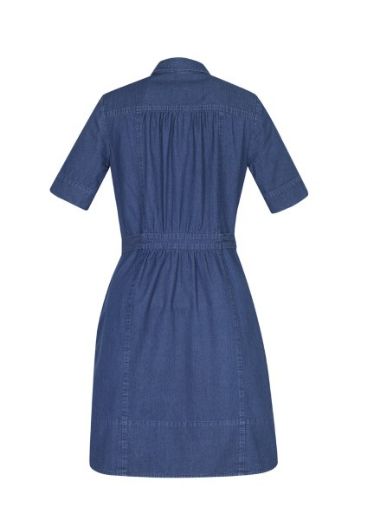 Picture of Biz Collection Ladies Delta Dress 100% Cotton Stonewashed Denim